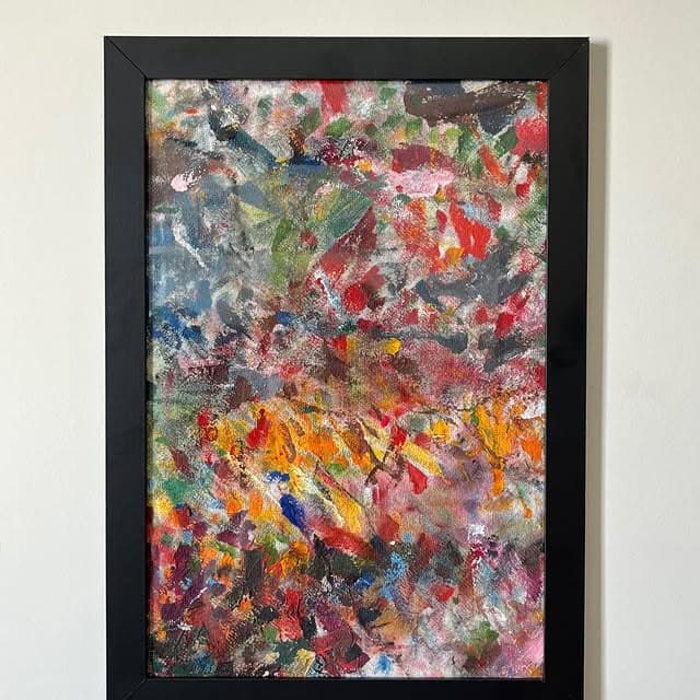Post do Instagram do Ateliê Wackholz sobre arte no pano de pintura
